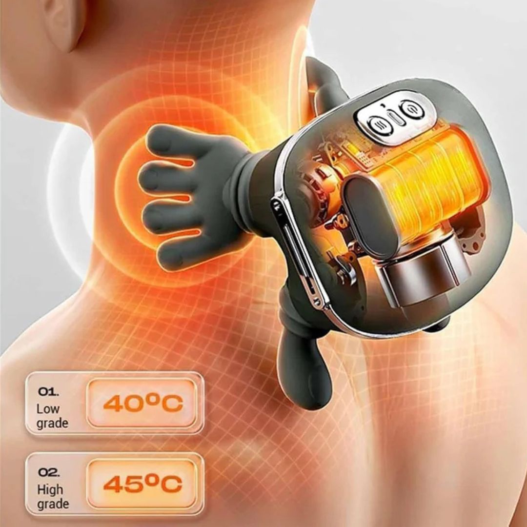 Neck & Shoulder Heat Massager – Relieves Pain, Stress & Tension