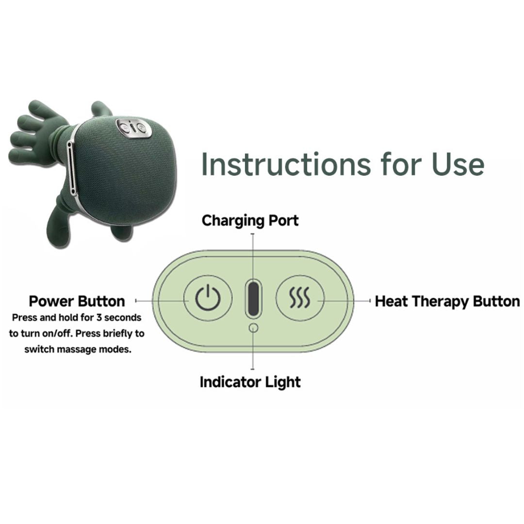 Neck & Shoulder Heat Massager – Relieves Pain, Stress & Tension